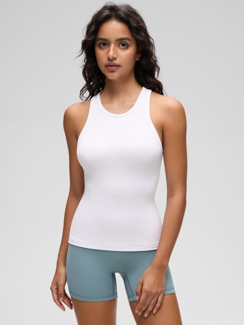 Butterluxe Waist Length Racerback Tank